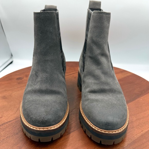 Timberland Shoes - Timberland Courmayeur Valley Chelsea Boots Grey Suede Plaid A2EEH Grunge Women 7